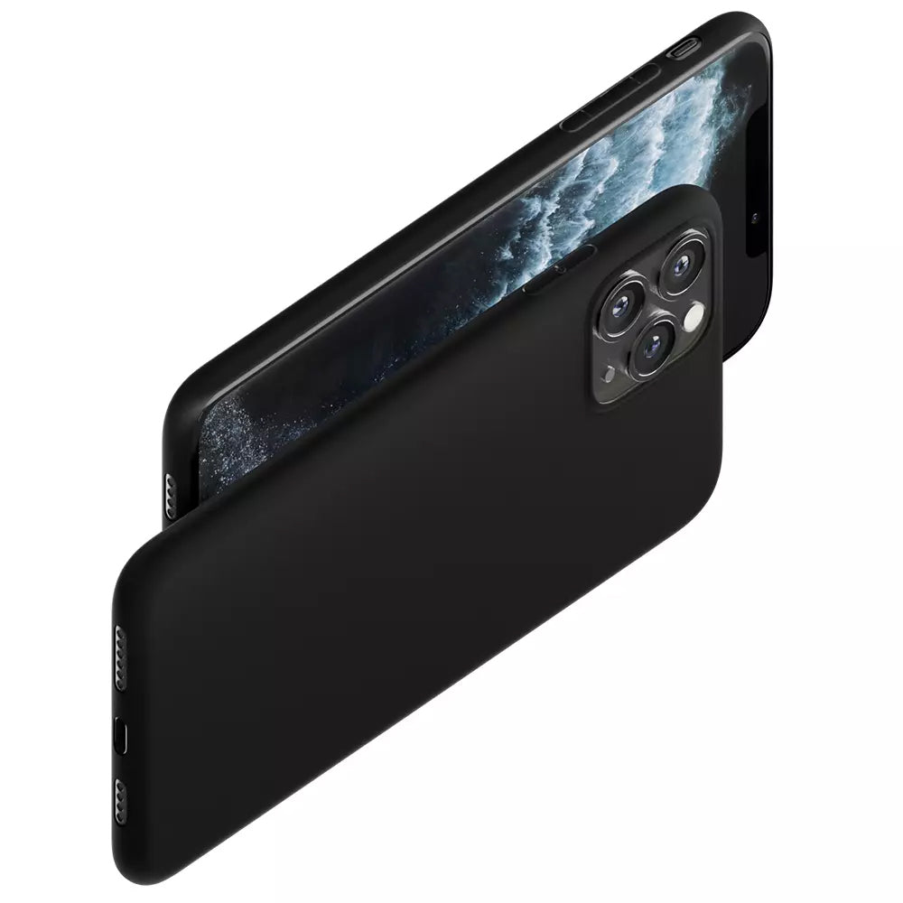 Custodia per Apple iPhone 11, 3MK, Nera Opaca