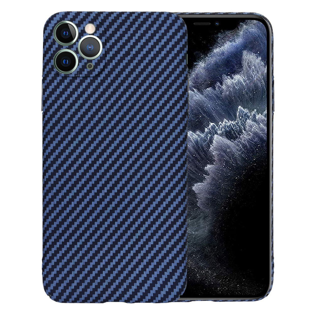 Custodia per Apple iPhone 11 Pro Max, Techsuit, Carbonite FiberShell, Turchese