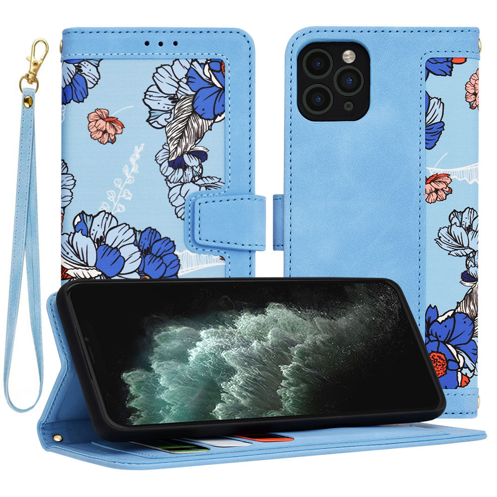 Custodia per Apple iPhone 11 Pro Max, Techsuit, FlipCraft, Blu