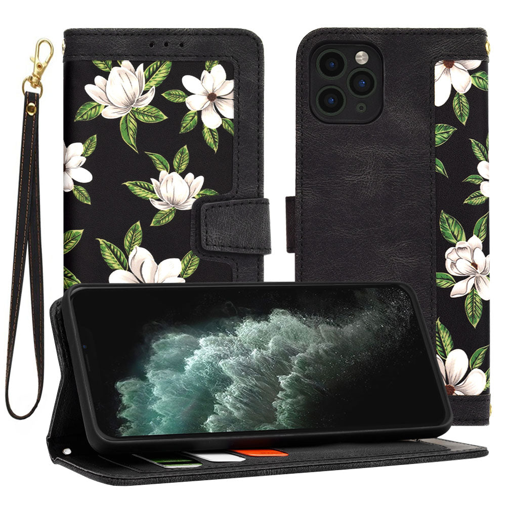 Custodia per Apple iPhone 11 Pro Max, Techsuit, FlipCraft, Nera