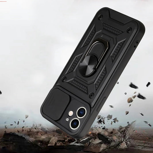 Custodia per Apple iPhone 11, Techsuit, CamShield, Nera