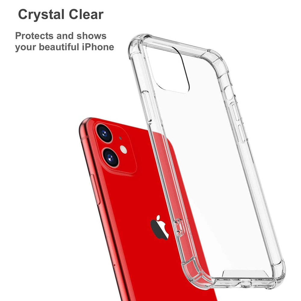 Custodia per Apple iPhone 12 mini, Techsuit, Shockproof Clear, Trasparente