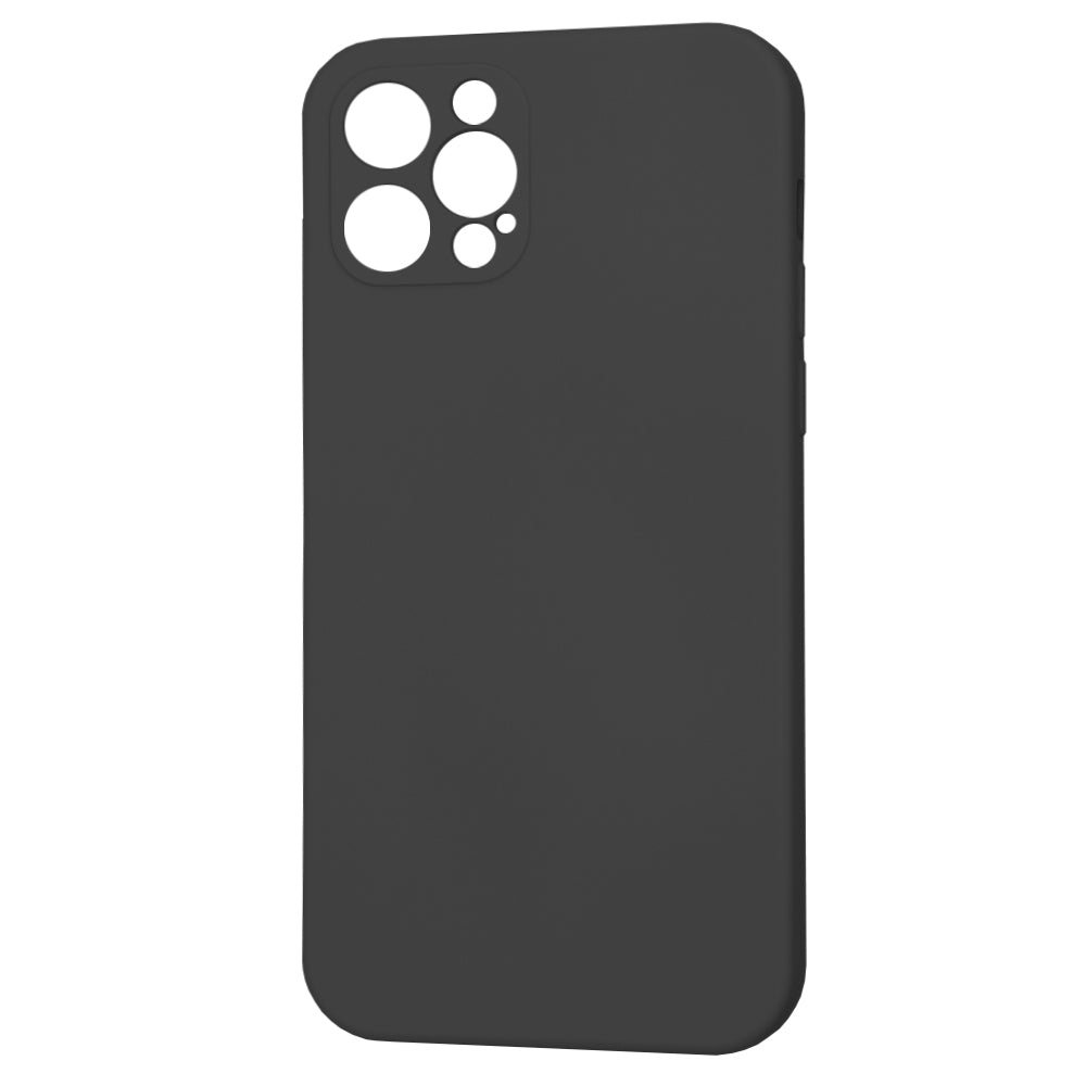 Custodia per Apple iPhone 12 Pro, Techsuit, SoftFlex, Nera