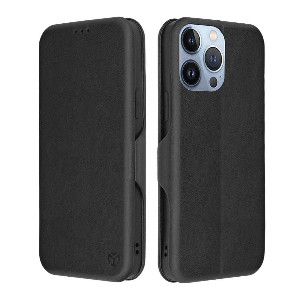 Custodia per Apple iPhone 13 Pro Max, Techsuit, Safe Wallet Plus, Nera