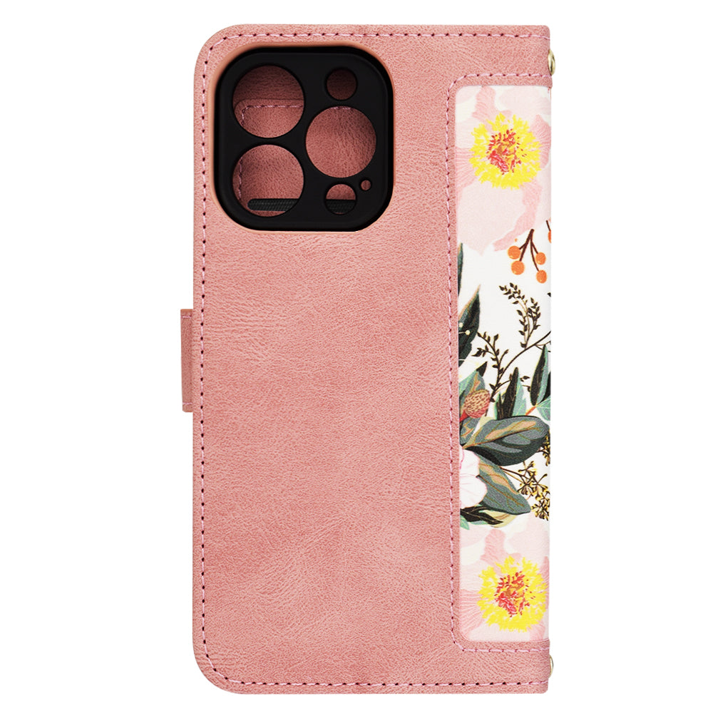 Custodia per Apple iPhone 13 Pro, Techsuit, FlipCraft, Rosa