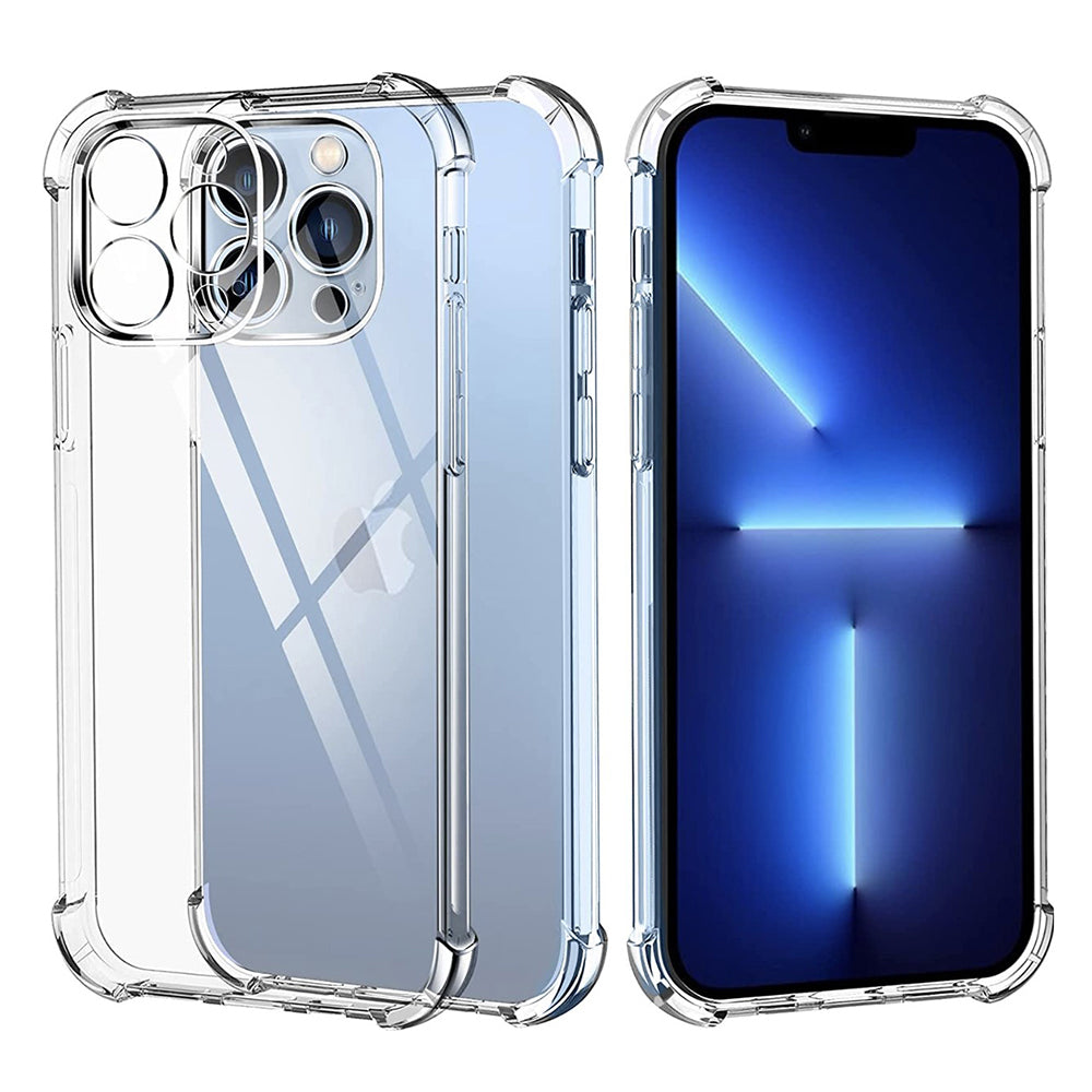Custodia per Apple iPhone 13 Pro, Techsuit, Shockproof Clear, Trasparente