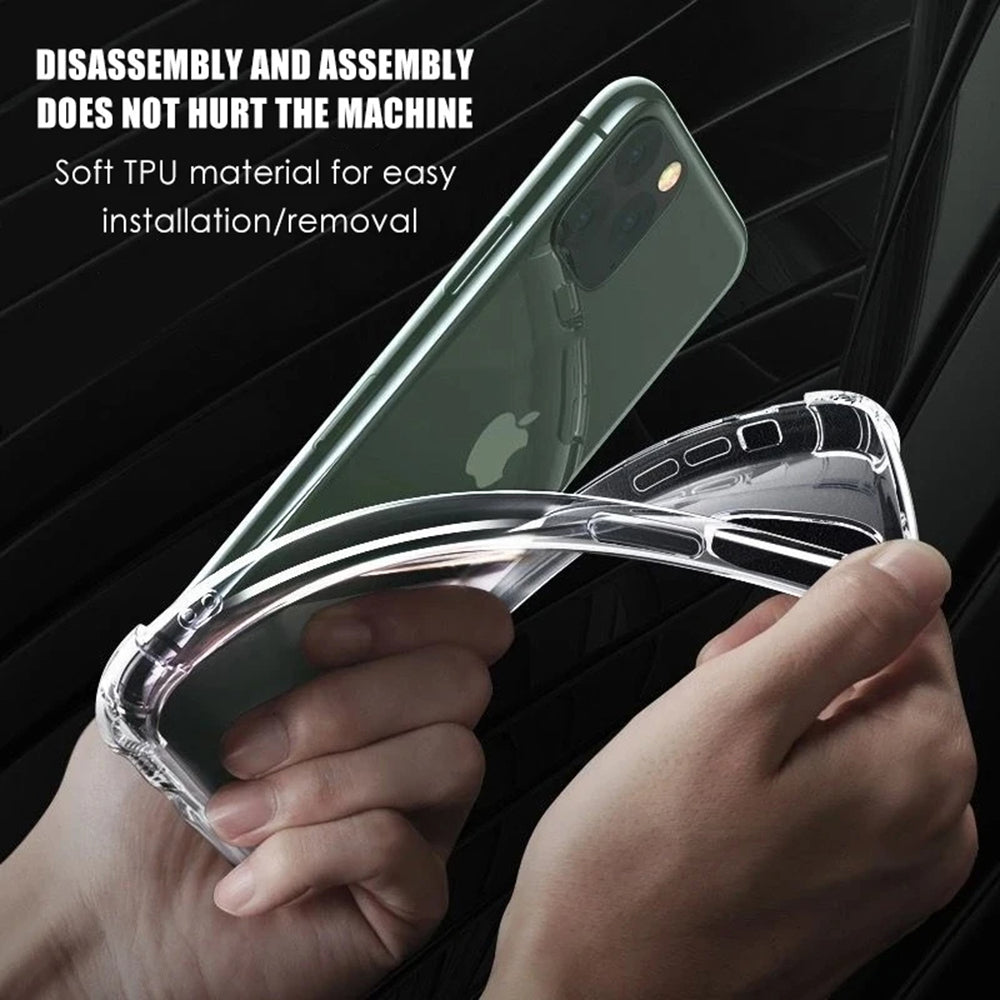 Custodia per Apple iPhone 13 Pro, Techsuit, Shockproof Clear, Trasparente