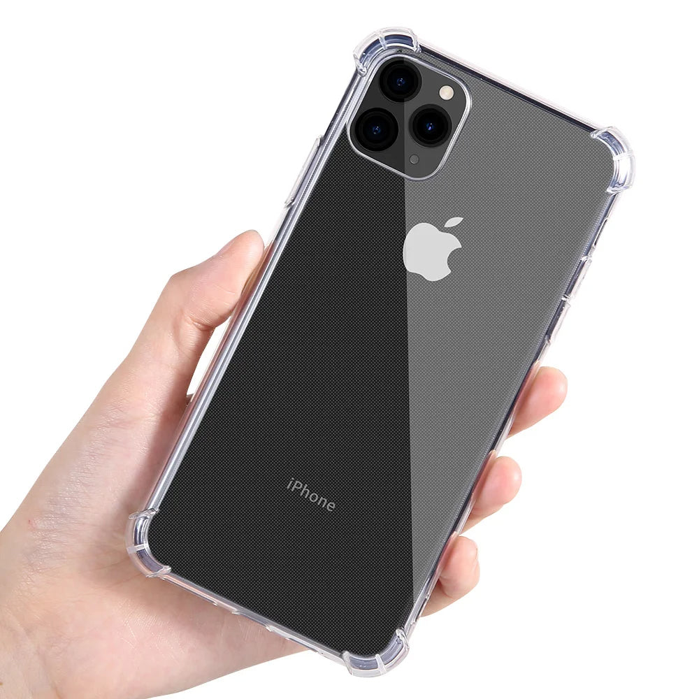 Custodia per Apple iPhone 13 Pro, Techsuit, Shockproof Clear, Trasparente