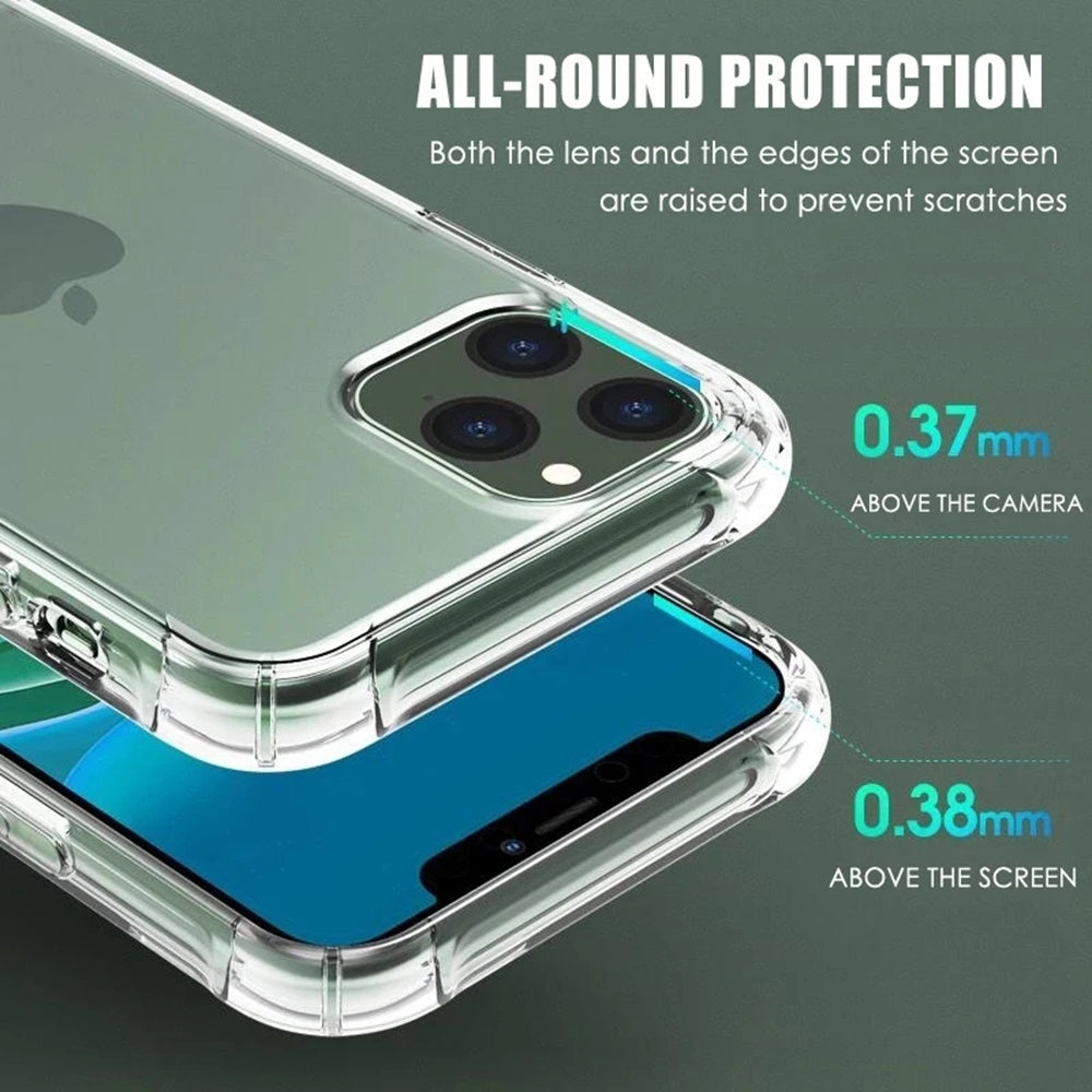 Custodia per Apple iPhone 13 Pro, Techsuit, Shockproof Clear, Trasparente
