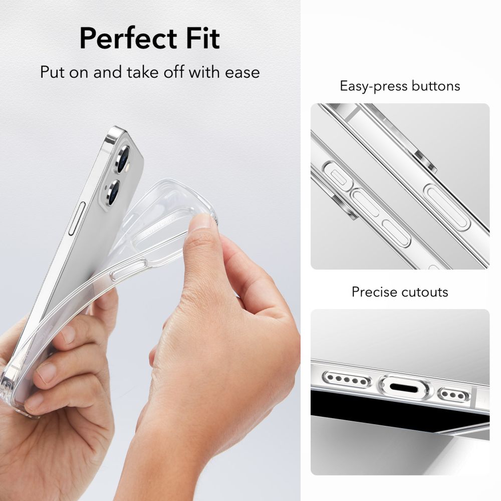 Custodia per Apple iPhone 14 / 13, ESR, Project Zero, Trasparente
