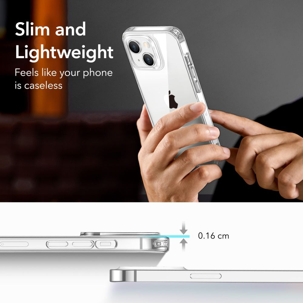 Custodia per Apple iPhone 14 / 13, ESR, Project Zero, Trasparente