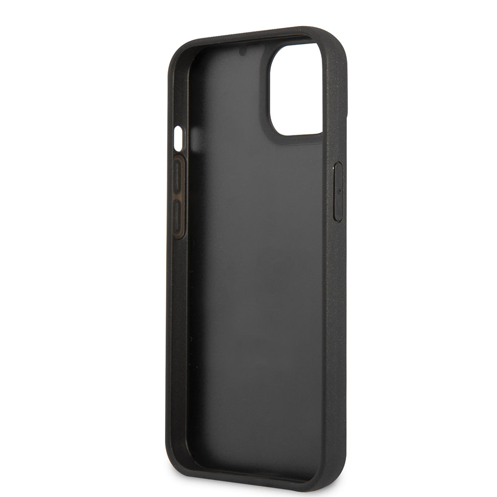 Custodia per Apple iPhone 14 Plus, Karl Lagerfeld, 3D Rubber Karl's Head, Nera