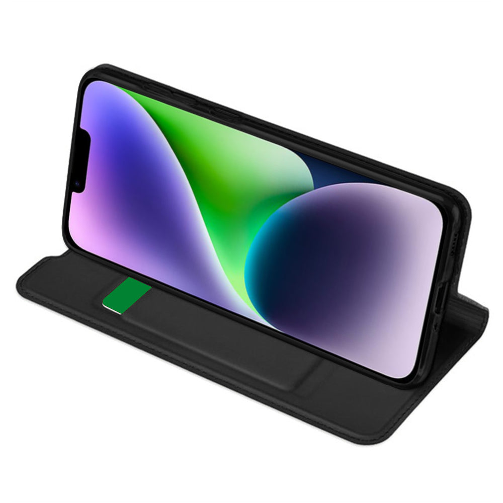 Custodia per Apple iPhone 14 Plus, Techsuit, Magskin Book, Nera