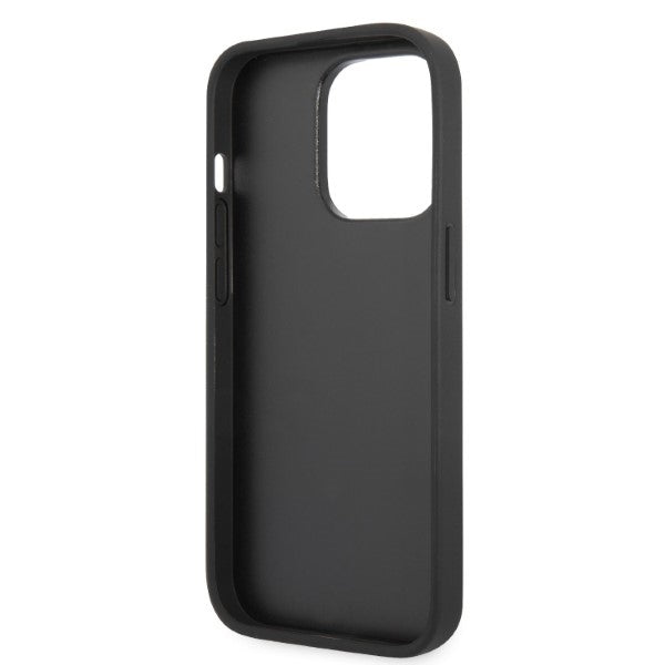 Custodia per Apple iPhone 14 Pro, Karl Lagerfeld, Glitter Choupette Patch, Argento