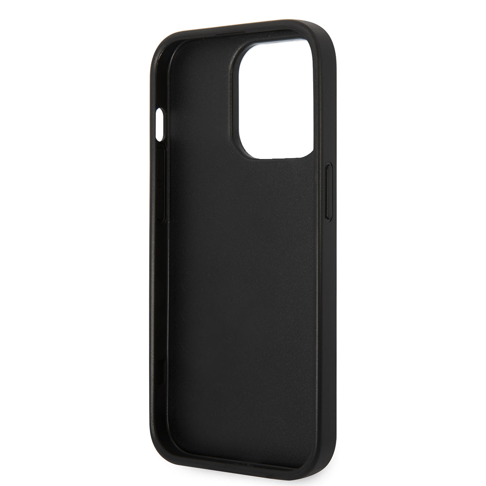 Custodia per Apple iPhone 14 Pro, Karl Lagerfeld, Saffiano Choupette's Head, Argento