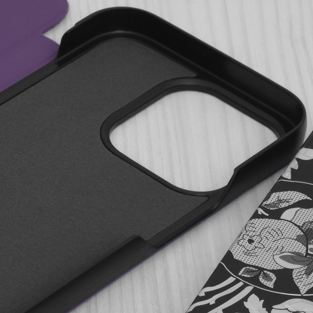 Custodia per Apple iPhone 14 Pro, Techsuit, eFold, Viola