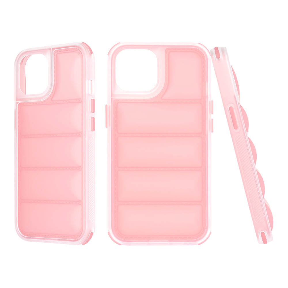 Custodia per Apple iPhone 14, Techsuit, Wave Shield, Rosa