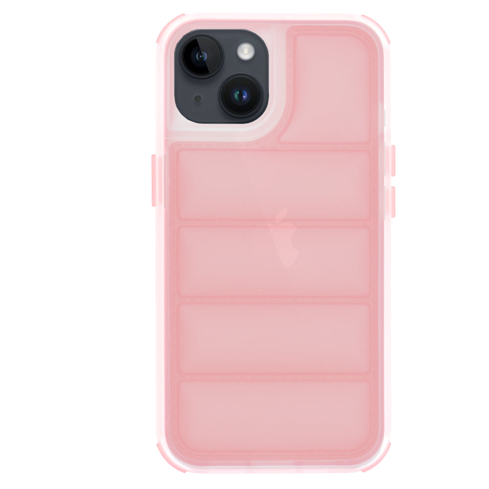 Custodia per Apple iPhone 14, Techsuit, Wave Shield, Rosa