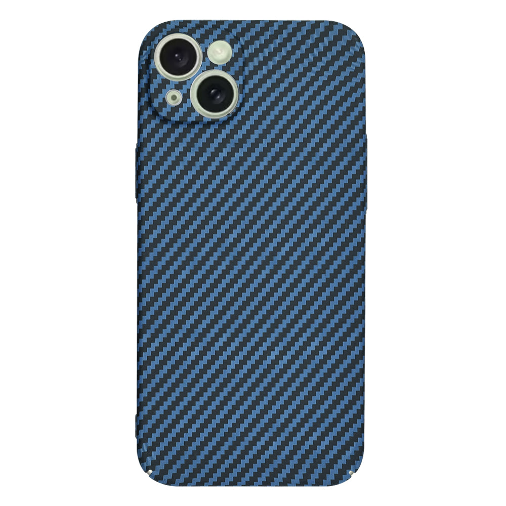 Custodia per Apple iPhone 15 Plus, Techsuit, Carbonite FiberShell, Turchese