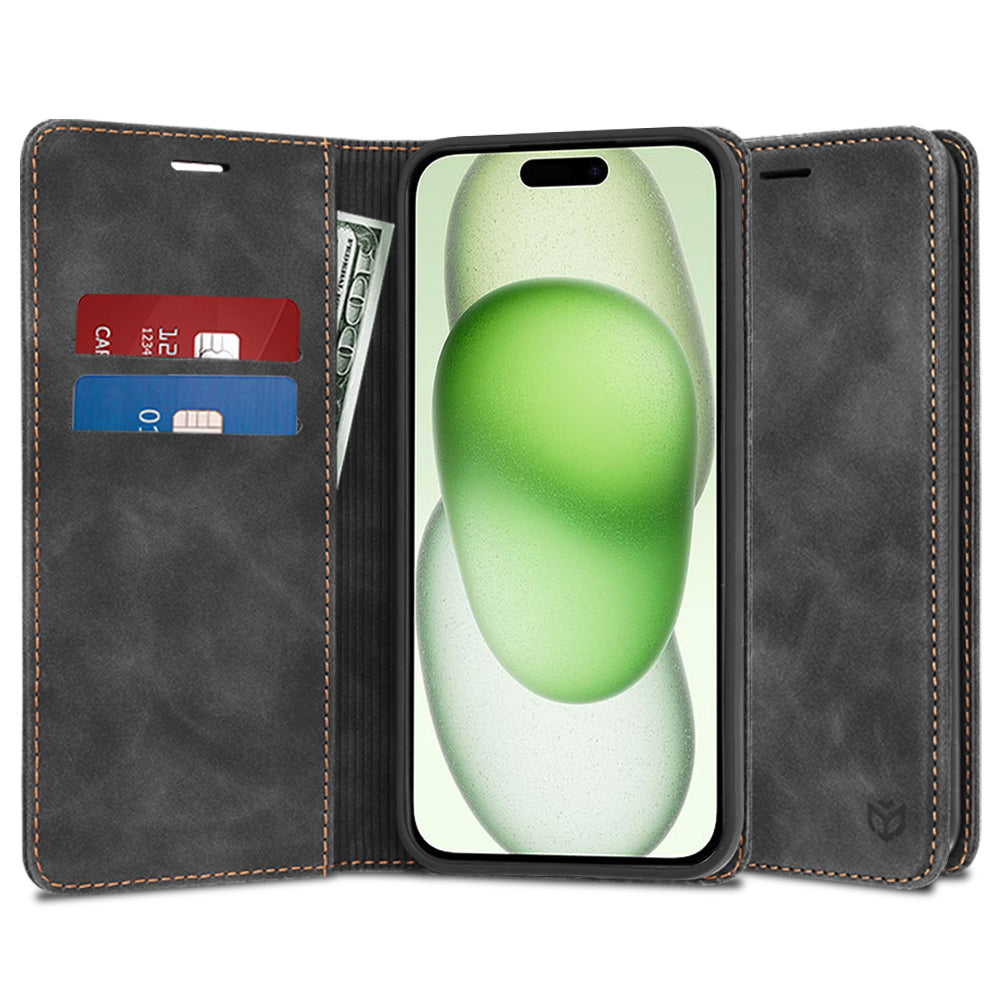 Custodia per Apple iPhone 15 Plus, Techsuit, Confy, Nera