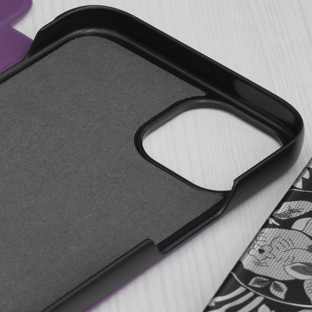 Custodia per Apple iPhone 15 Plus, Techsuit, eFold, Viola