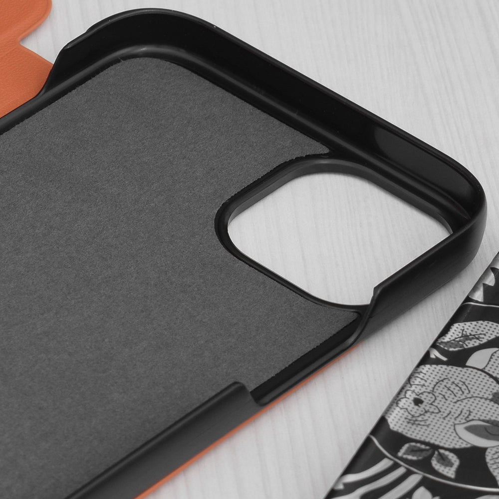 Custodia per Apple iPhone 15 Plus, Techsuit, eFold, Arancione