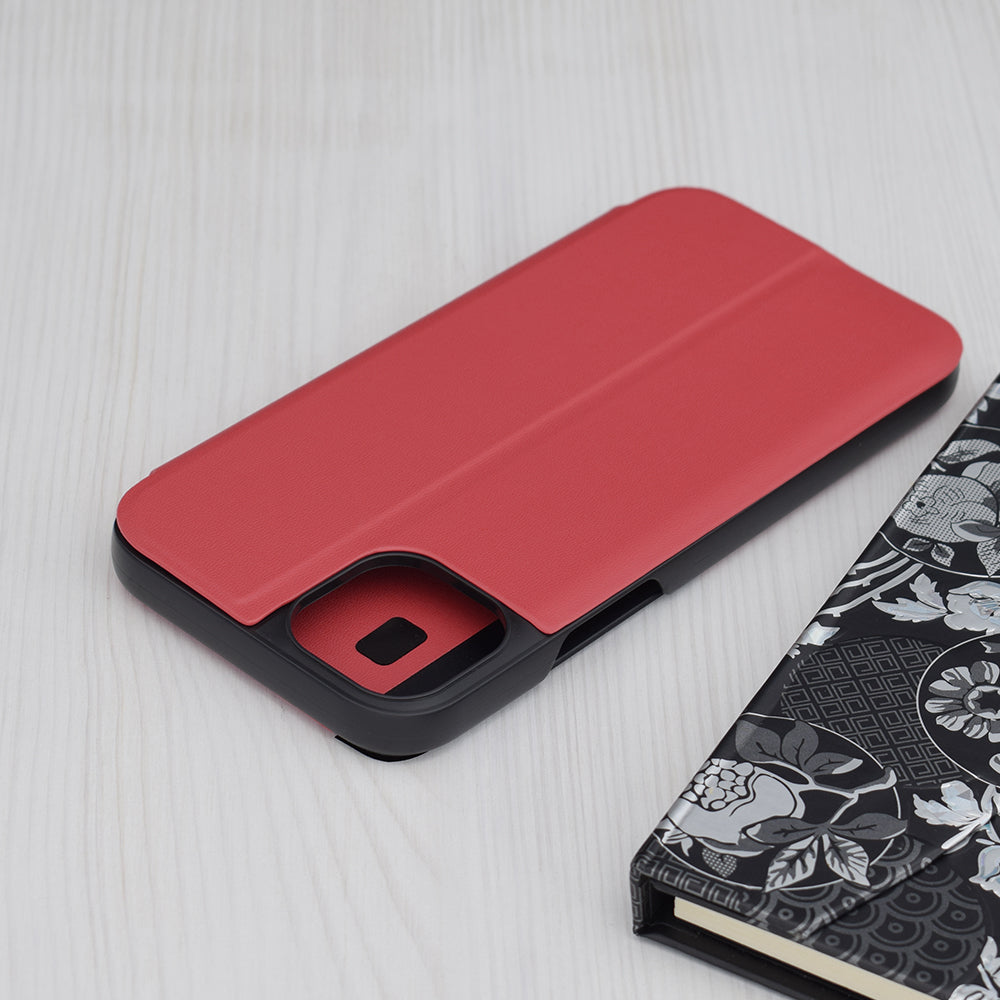 Custodia per Apple iPhone 15 Plus, Techsuit, eFold, Rossa