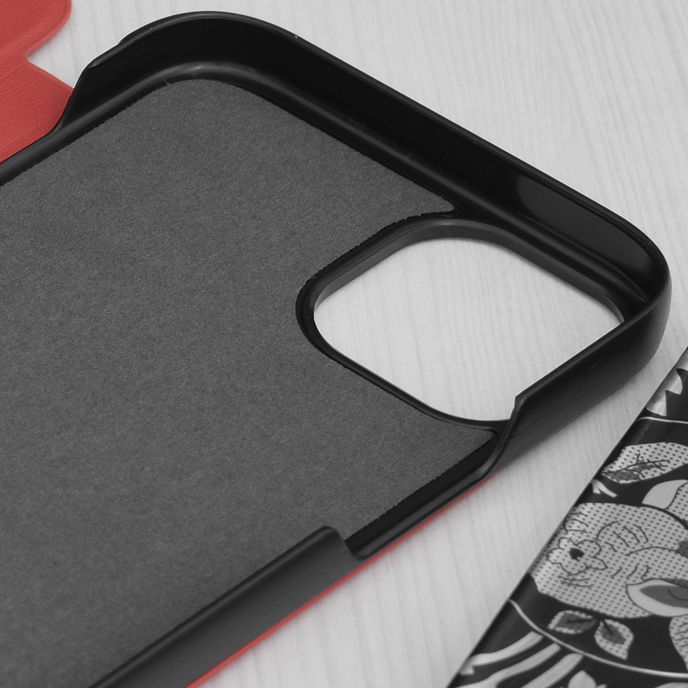 Custodia per Apple iPhone 15 Plus, Techsuit, eFold, Rossa