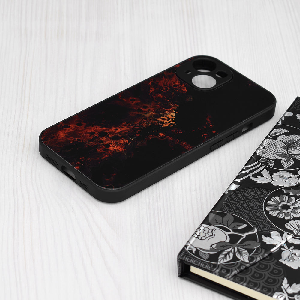 Custodia per Apple iPhone 15 Plus, Techsuit, Glaze, Rossa