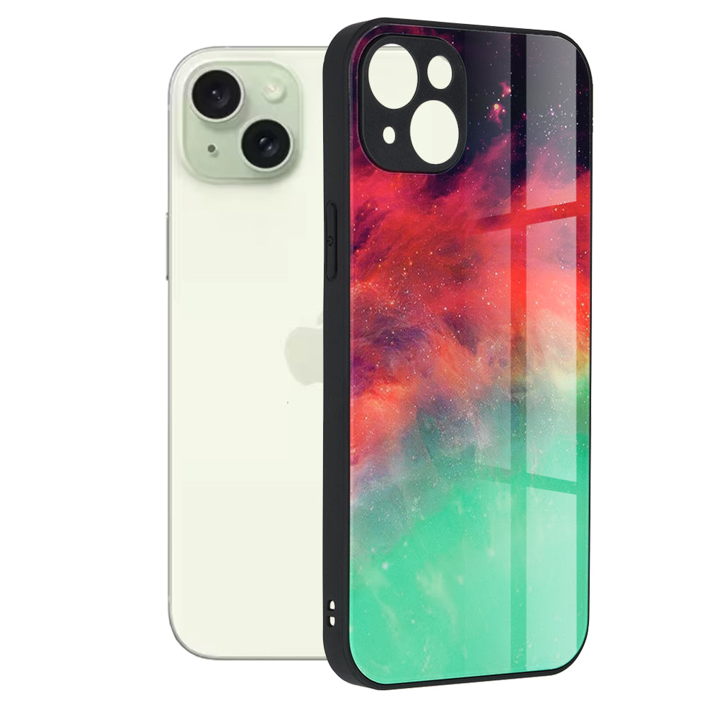 Custodia per Apple iPhone 15 Plus, Techsuit, Glaze, Turchese