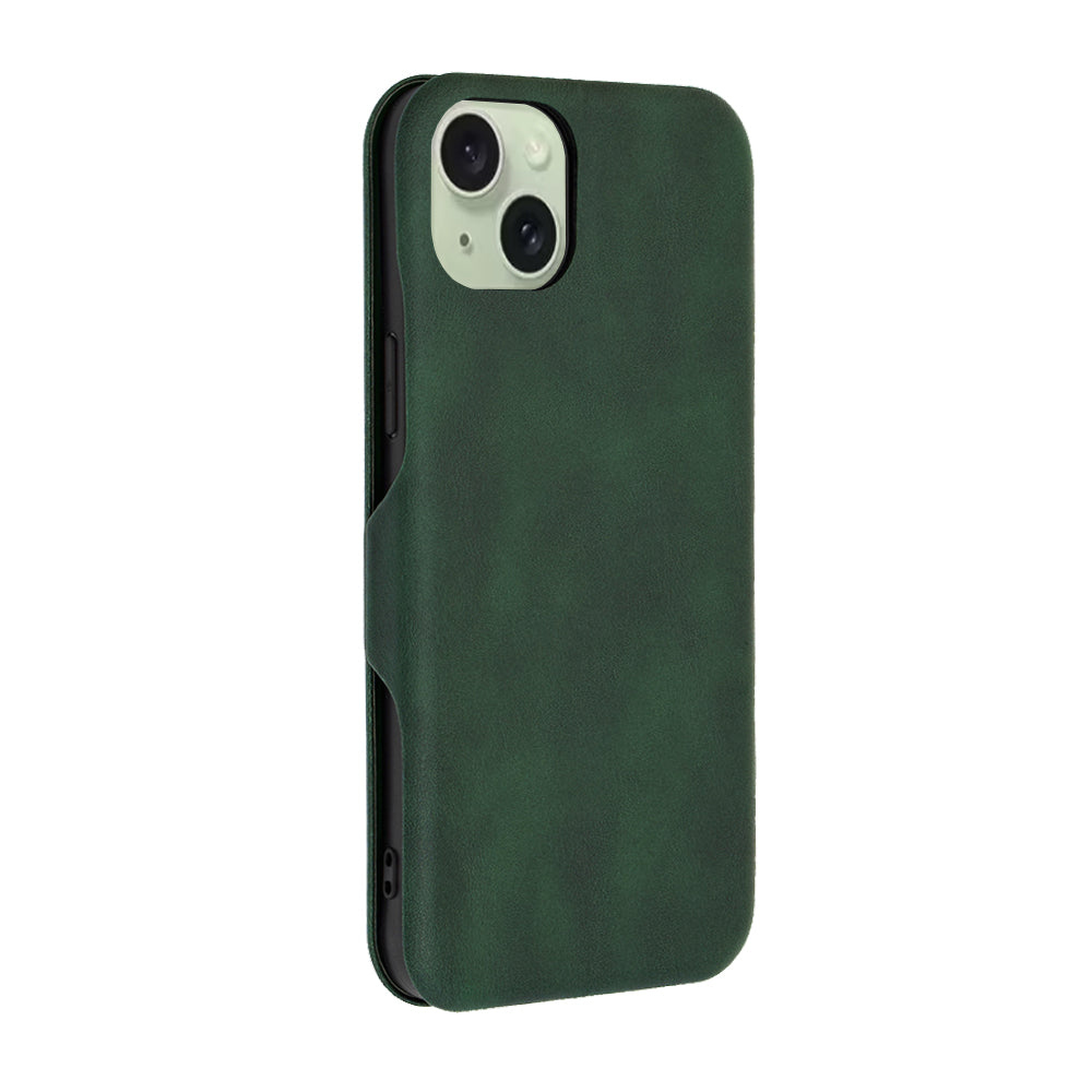 Custodia per Apple iPhone 15 Plus, Techsuit, Safe Wallet Plus, Verde
