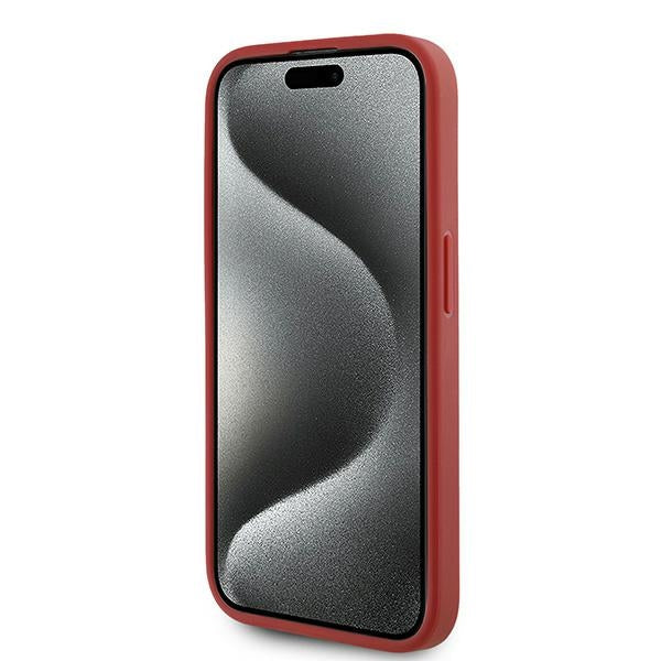 Custodia per Apple iPhone 15 Pro, Karl Lagerfeld, Diagonal Quilted Script, Rosie