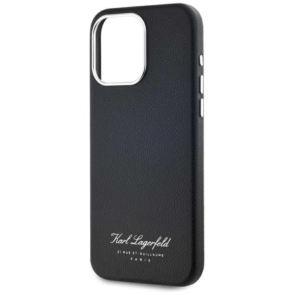 Custodia per Apple iPhone 15 Pro, Karl Lagerfeld, Grained Hotel RSG, Nera