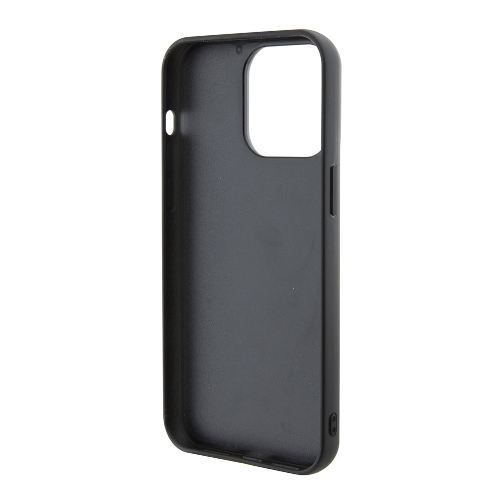 Custodia per Apple iPhone 15 Pro Max, Karl Lagerfeld, Glitter Fixed Choupette Logo, Argento