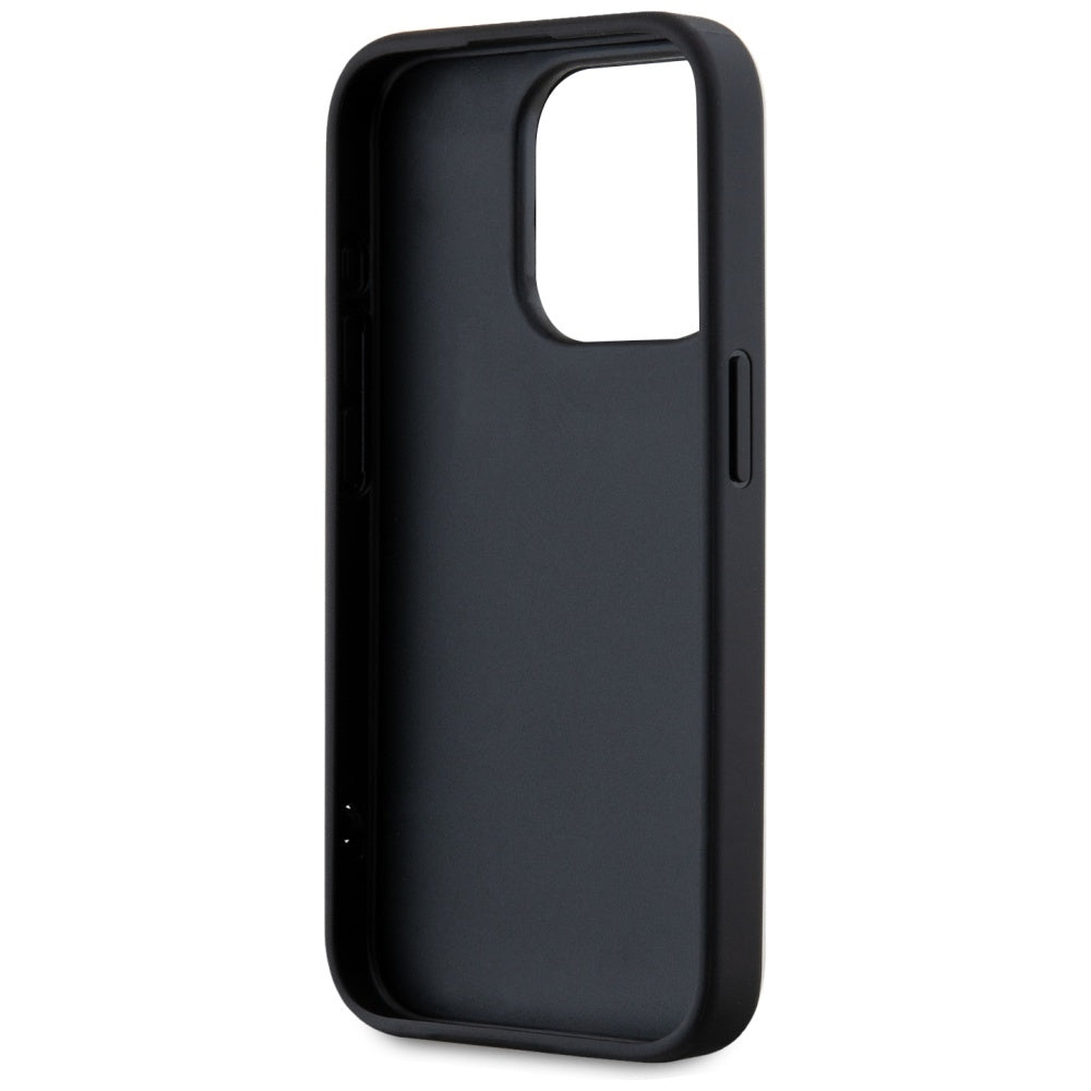 Case for Apple iPhone 15 Pro Max, Karl Lagerfeld, Saffiano Athleisure Stripes with Strap, Rosie