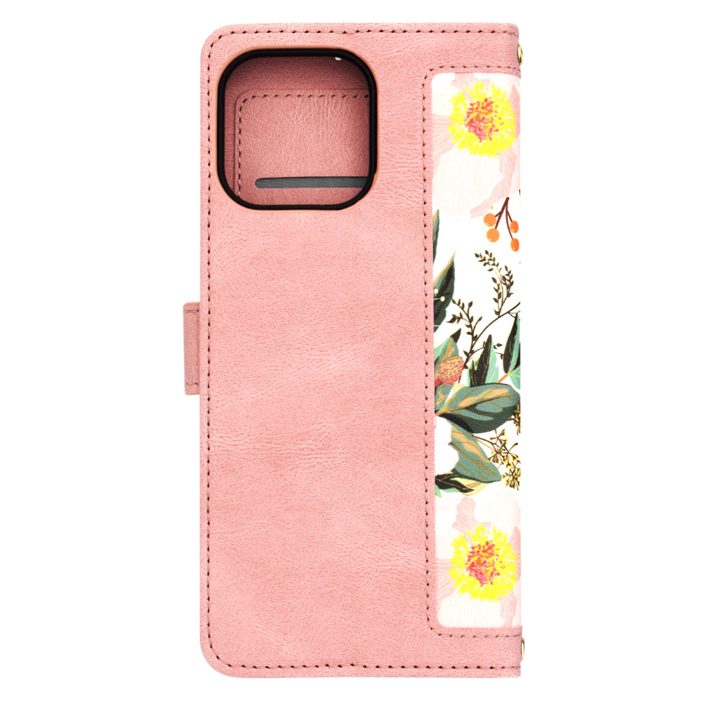 Custodia per Apple iPhone 15 Pro Max, Techsuit, FlipCraft, Rosa