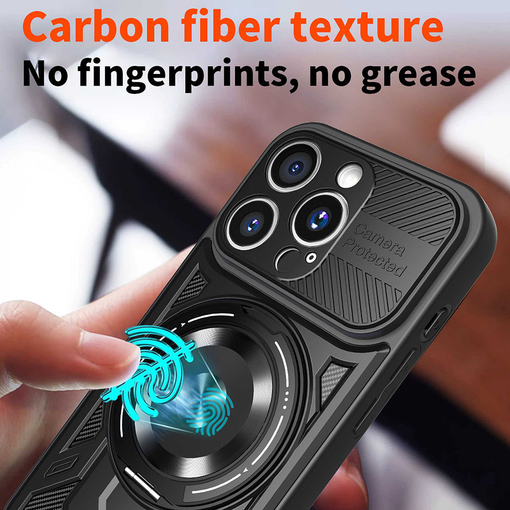 Custodia per Apple iPhone 15 Pro Max, Techsuit, RuggedCam, Blu