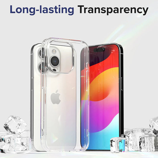 Custodia per Apple iPhone 15 Pro, Ringke, Fusion, Trasparente