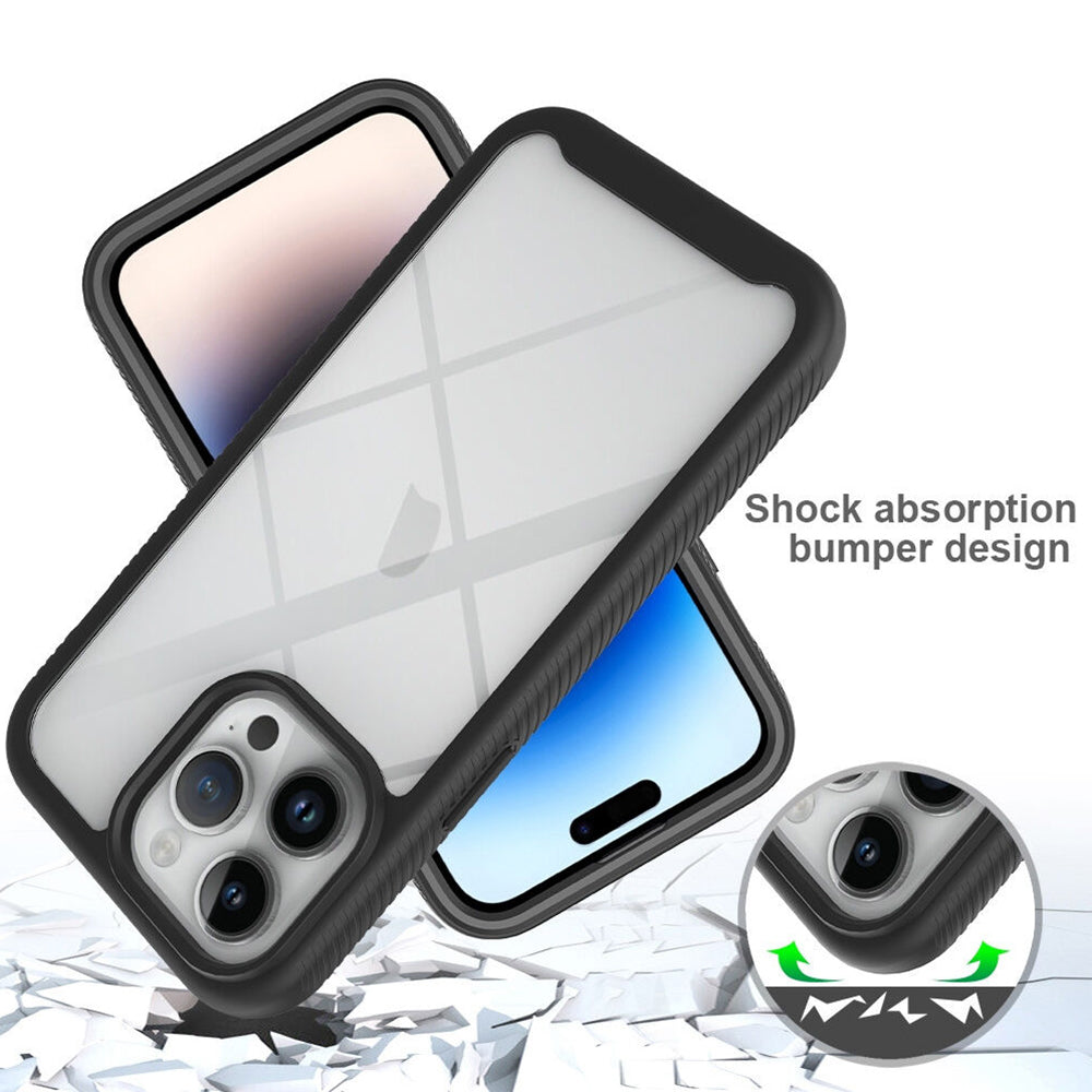 Custodia per Apple iPhone 15 Pro, Techsuit, Defense360 Pro, Nera