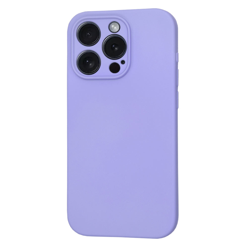Custodia per Apple iPhone 15 Pro, Techsuit, SoftFlex, Lilla Chiaro