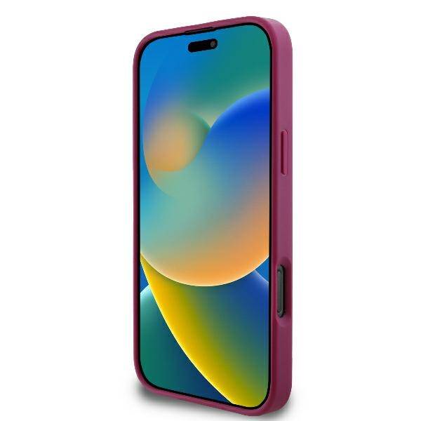 Custodia per Apple iPhone 16, Guess, Fixed Glitter Big 4G, Viola