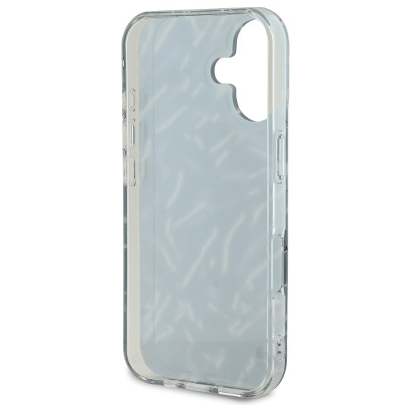 Custodia per Apple iPhone 16 Plus, Karl Lagerfeld, Zebra with Cord Strap, Viola