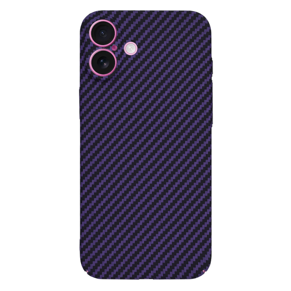 Custodia per Apple iPhone 16 Plus, Techsuit, Carbonite FiberShell, Viola