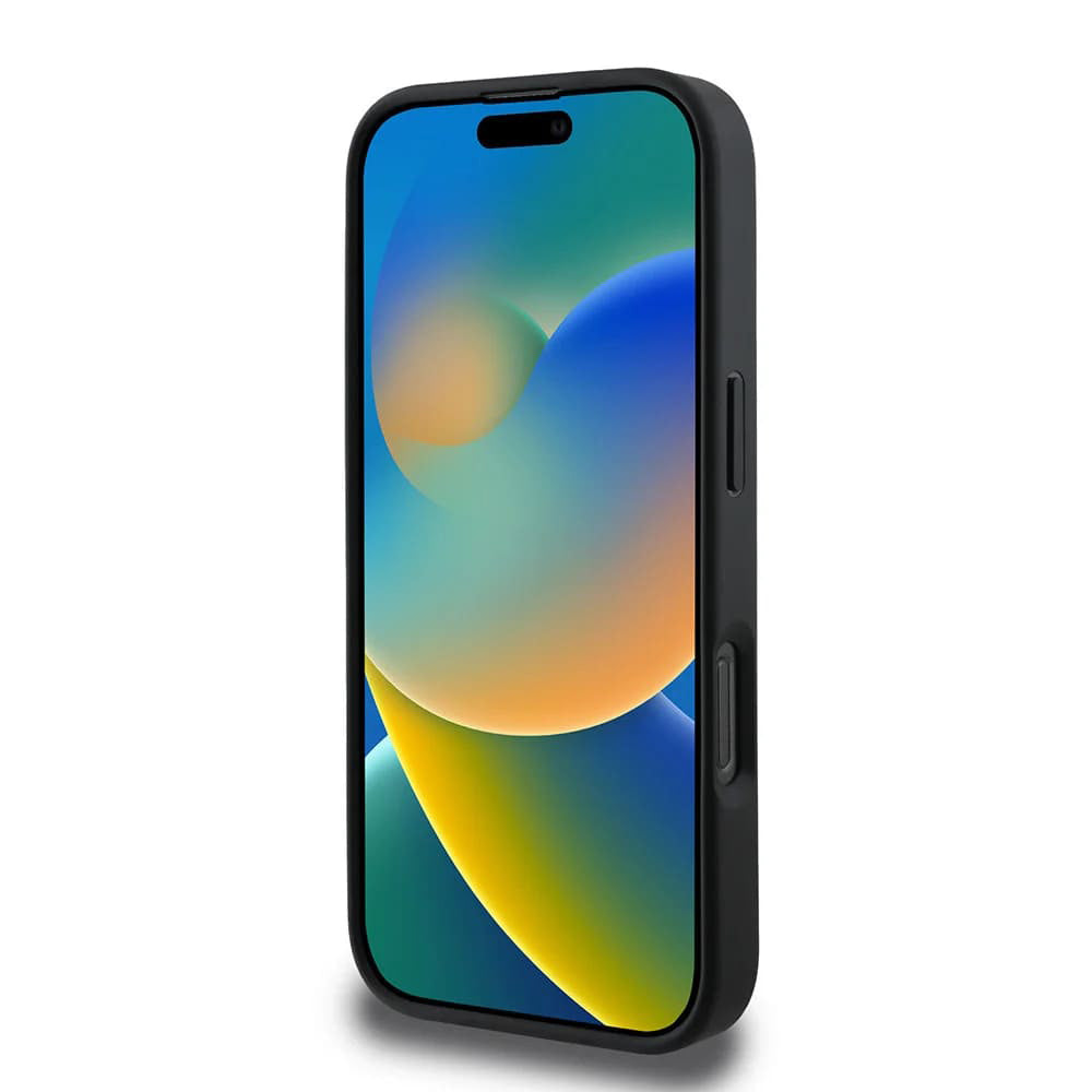 Custodia per Apple iPhone 16 Pro Max, Guess, 4G Big Logo, Nera