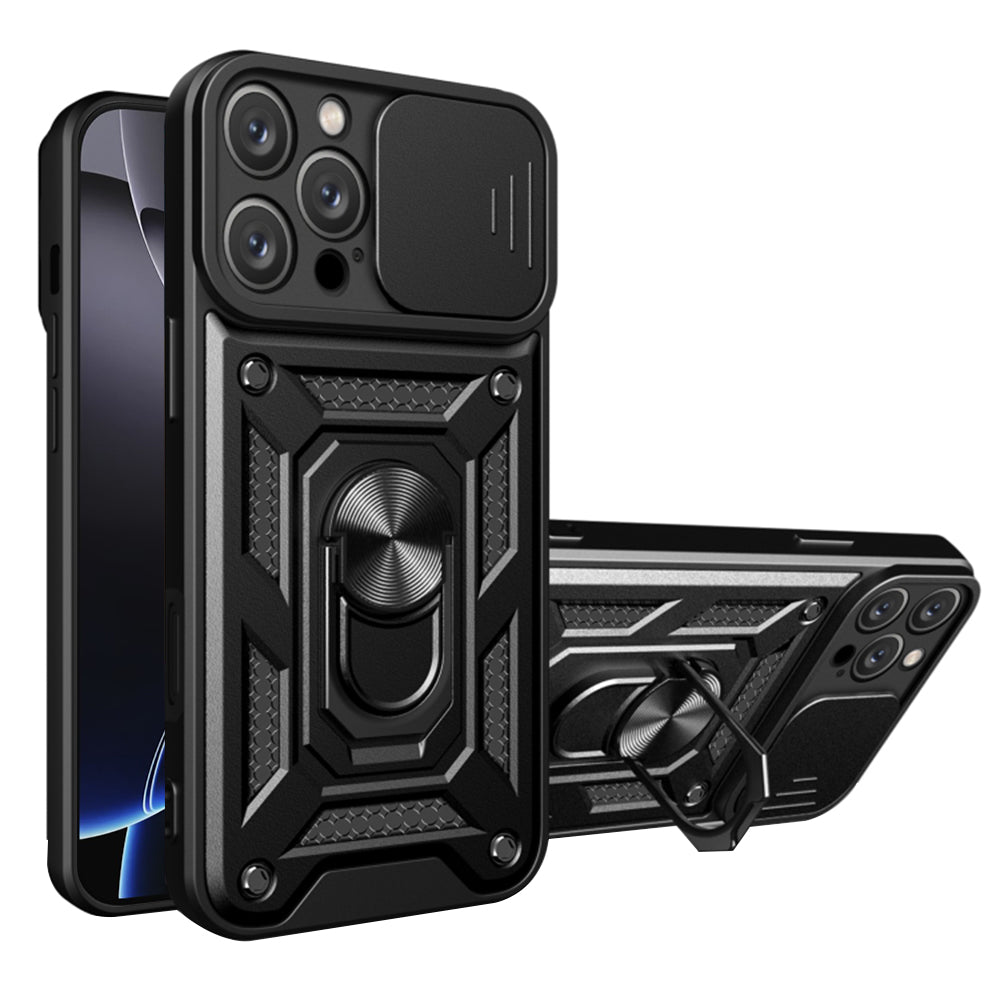 Custodia per Apple iPhone 16 Pro Max, Techsuit, CamShield, Nera
