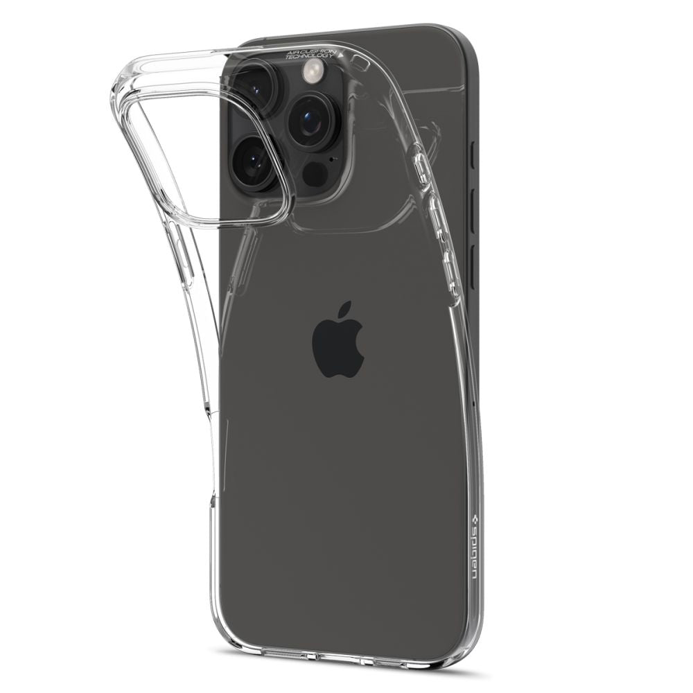 Custodia per Apple iPhone 16 Pro, Spigen, Liquid Crystal, Trasparente ACS08112