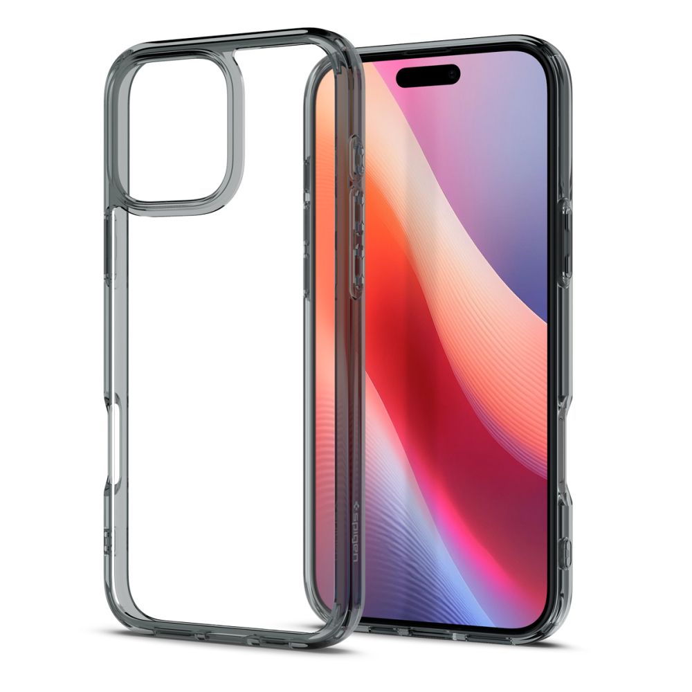 Custodia per Apple iPhone 16 Pro, Spigen, Ultra Hybrid, Fumurie ACS08123