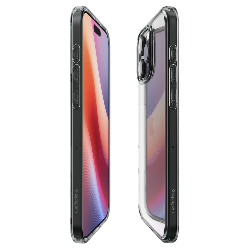 Custodia per Apple iPhone 16 Pro, Spigen, Ultra Hybrid, Fumurie ACS08123