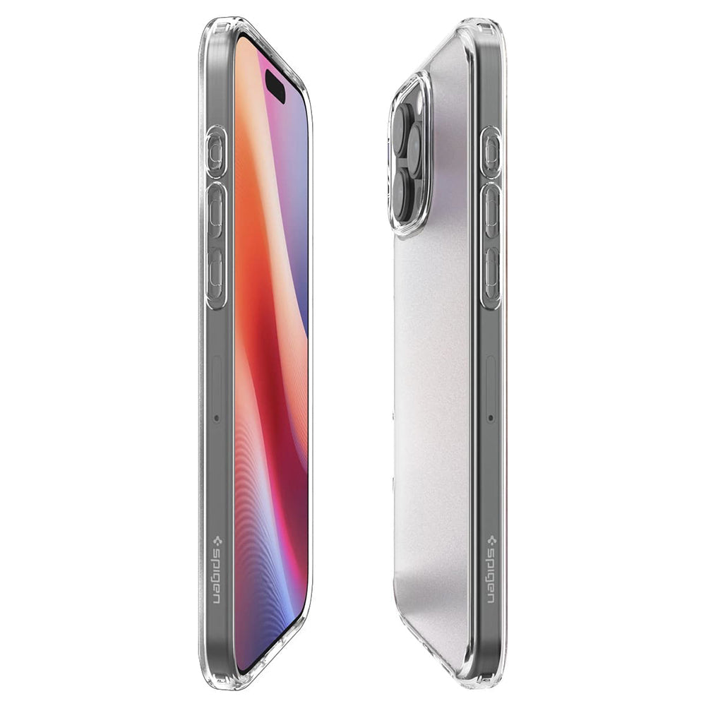 Custodia per Apple iPhone 16 Pro, Spigen, Ultra Hybrid, Trasparente Satinata ACS08122