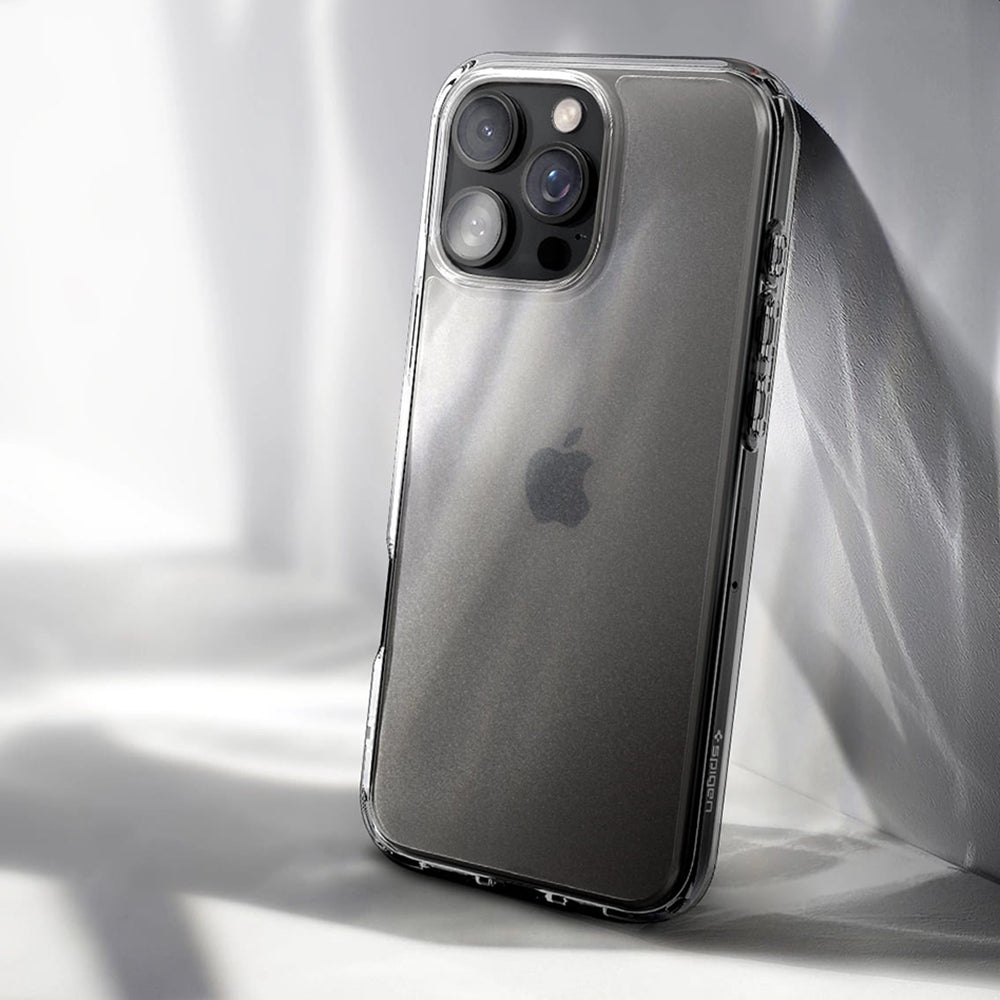 Custodia per Apple iPhone 16 Pro, Spigen, Ultra Hybrid, Trasparente Satinata ACS08122